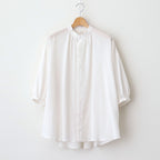 半透明の沈黙 Flare blouse #Off White [TLF-225-sh009-cdv]