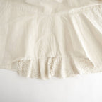 乾いた庭：ヘムレースオーバーシャツ #powder pink [13261-05207]