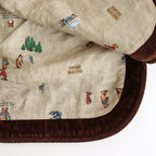 BROWN BEARS VELVET OVERLAP JACKET #Brown [no.7214]