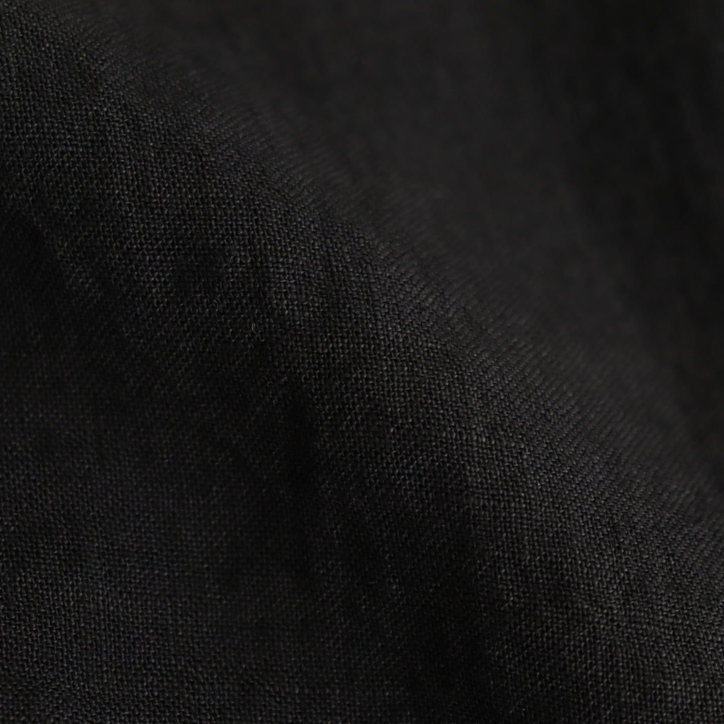 LINEN HEMP GATHER SKIRT #Black [no.7424]