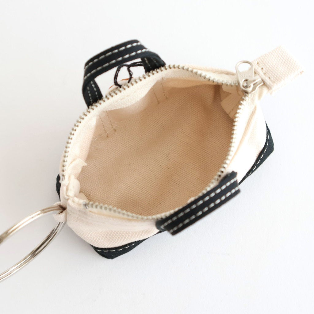 MINI MINI TOTE KEY RING #Black dog付き [no.8008]