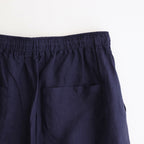 French Linen Straight PT #Navy [TS250PT078]