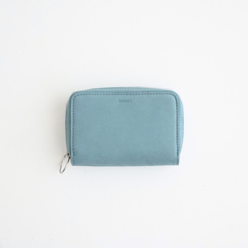 MINI ZIP #NUBUK BLUE-GREY [TMB-1916A]
