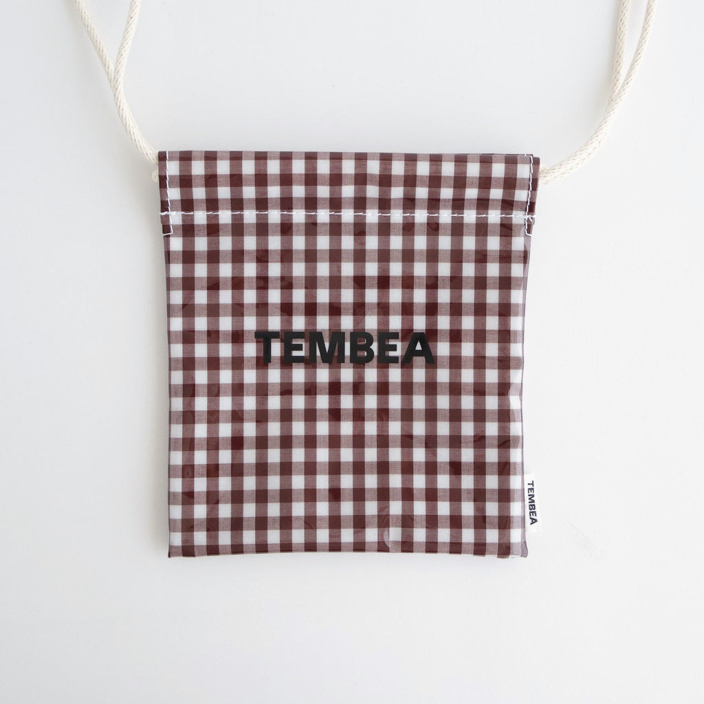 巾着POCHETTE #GINGHAM BROWN [TMB-2586H]