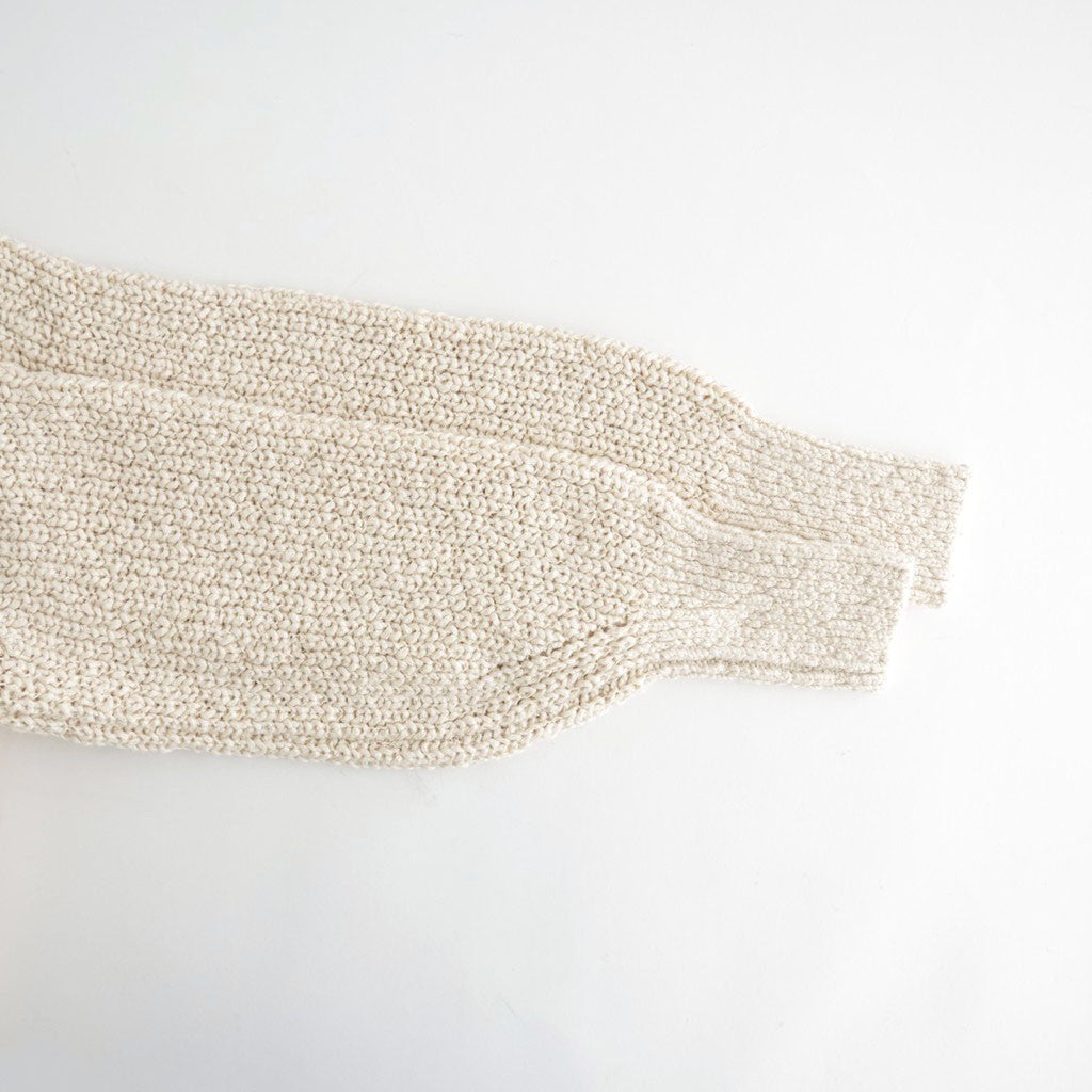 Slub bubble Jumper #Ecru [Oni064]