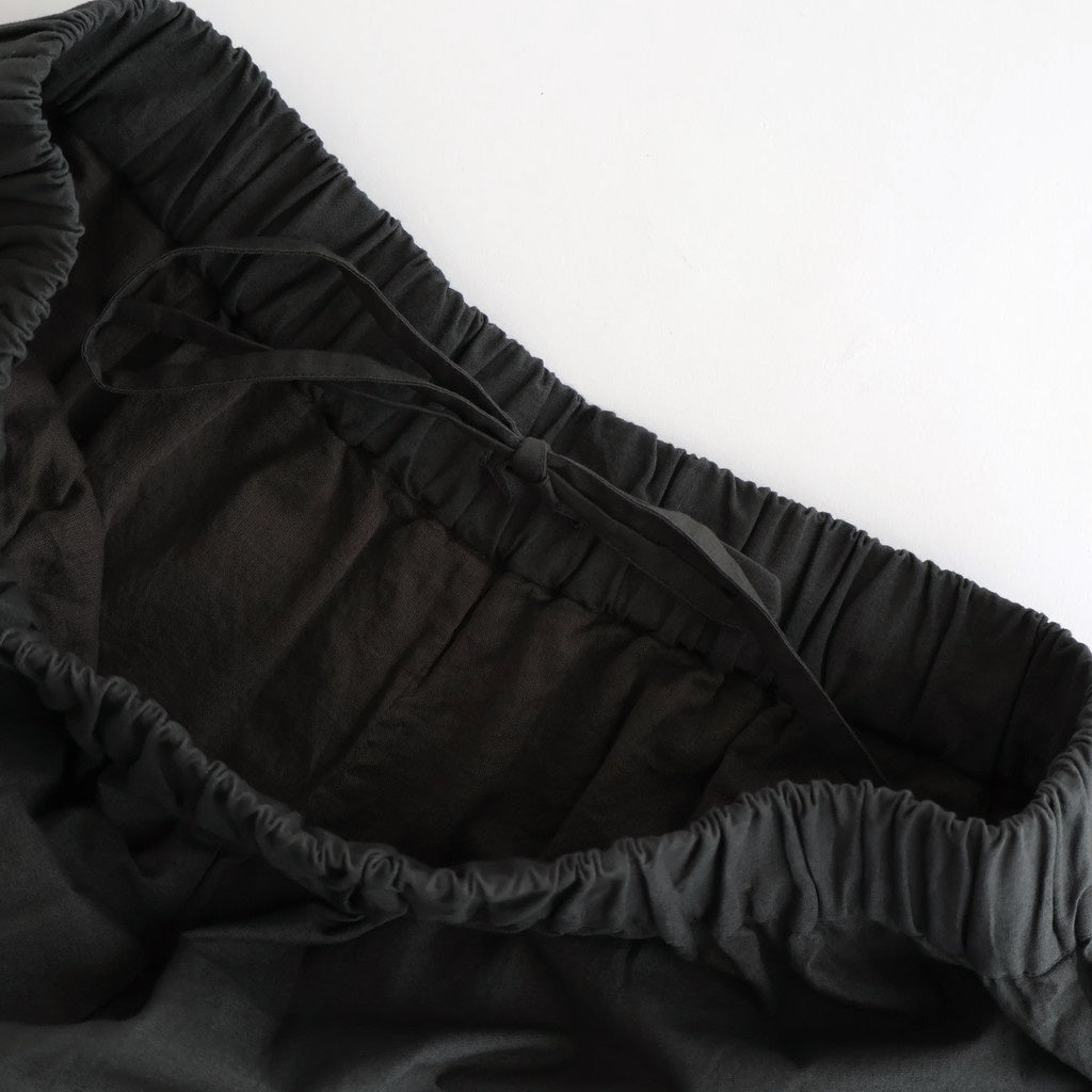 40s POPLIN PLAIN HEM PLEATS EASY PANTS #9700 GREY [NSL25546]