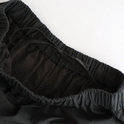 40s POPLIN PLAIN HEM PLEATS EASY PANTS #9700 GREY [NSL25546]
