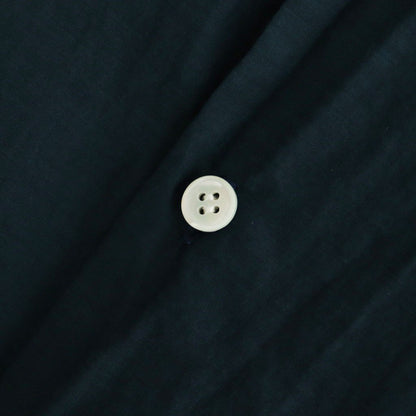 G.D COTTON SILK STAND COLLAR LONG SHIRT #Navy [no.7366]