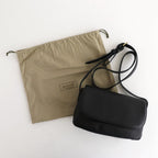 plain shoulder bag #black