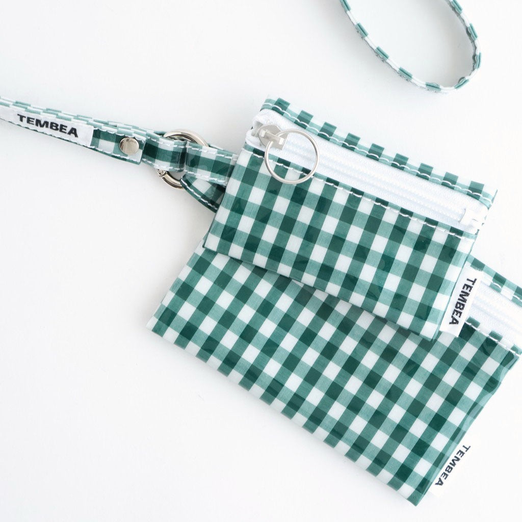 TASUKI STRAP LONG #GINGHAM GREEN [TMB-2353A]