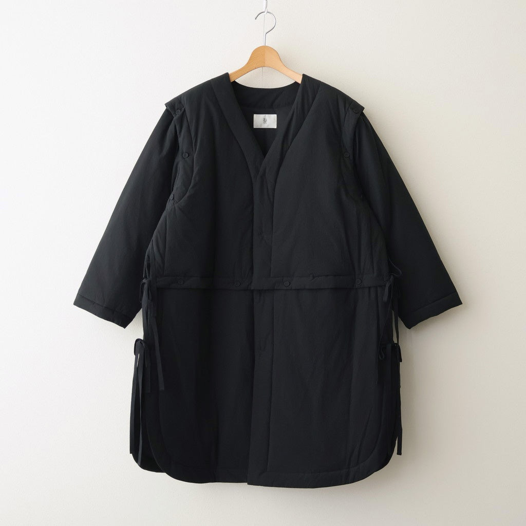 昼想夜夢：Quilted coat #black [13251-17101]