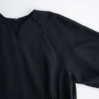 記憶の庭 Billowy sleeve dress #Black [26F-SH045-RP]