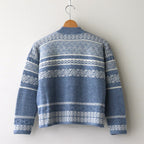 Sankayo ​​nordic knit P/O #Blue [242807]