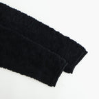 random wool & woolen cotton high-neck P/O #black [WVFL-UW121]