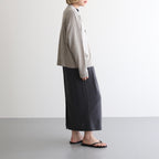 12GG 1PLY LINEN PLAIN V-NECK 1 BUTTON CARDIGAN #8200 LINEN [GNSL23302]