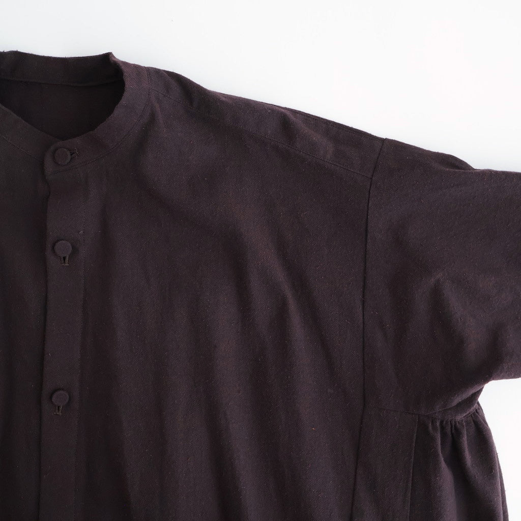 冬の肖像 Rectangle dress #bordeaux [TLF-126-op008-cst]