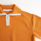 Kafusho Polo Knit #Orange [261808]