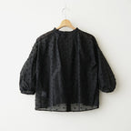 C.J. SMOCK BLOUSE #Black [no.8295]