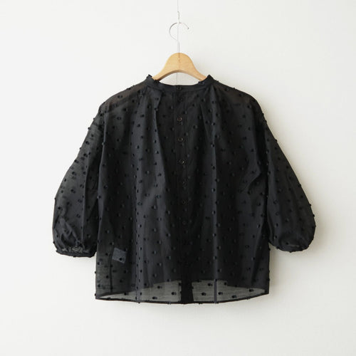 C.J. SMOCK BLOUSE #Black [no.8295]