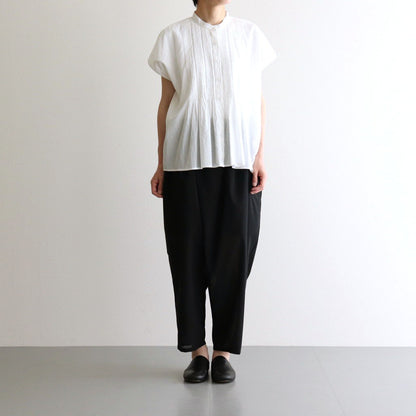 Brilliant Shadow Elastic waist wrap pants #Black [TLF-225-pa004-em]