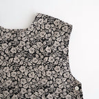 WILD BERRY FRILL DECORATION BUTTON BIB #Flax [no.7757]