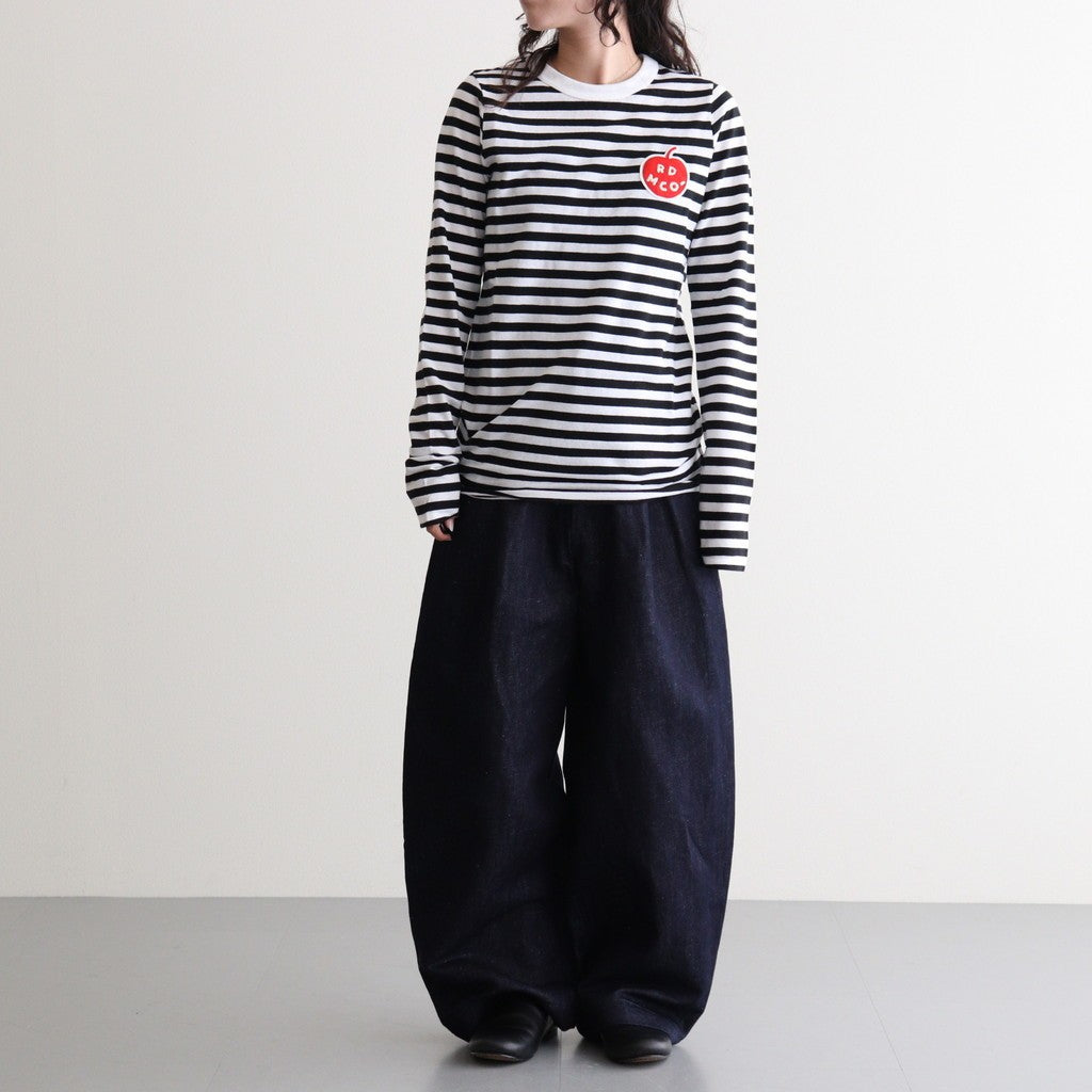 G.B. L/T SHIRT APPLE PATCH #Black Fat [no.8030]