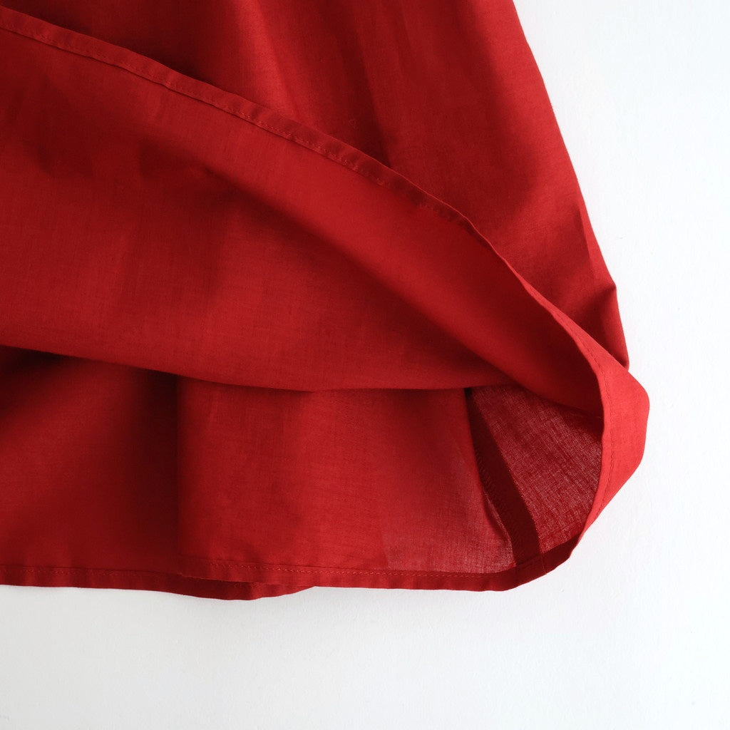 静寂の欠片 Funnel neck shirt #Agate red [TLF-126-sh003-la]