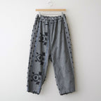 夕暮れの唄：サルエルパンツ #gray×dark charcoal [13261-10313]
