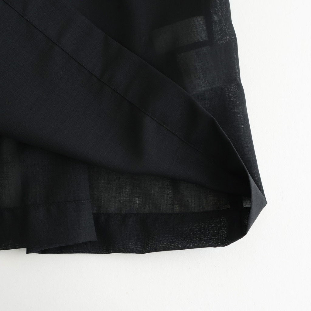 輝かしい影 Stand collar blouse #black [TLF-226-SH001-em]