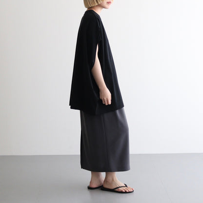 Cowl sleeve top #Black [TLF-225-cs003-ocj]