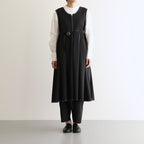 woolly like stitch dress #black [1559-003]