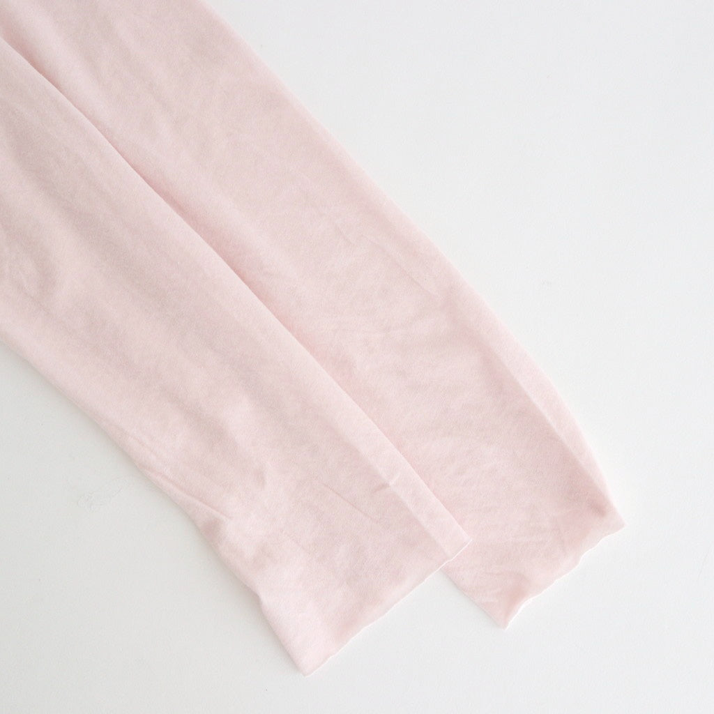 high twist cotton sheer jersey turtle-neck Tee #light pink [WVFL-UW104]