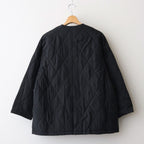 PADDED BANGALORE SILK PLAIN FRONT BUTTON SHORT COAT #9900 BLACK [NMDS25582]