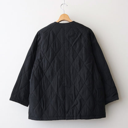 PADDED BANGALORE SILK PLAIN FRONT BUTTON SHORT COAT #9900 BLACK [NMDS25582]