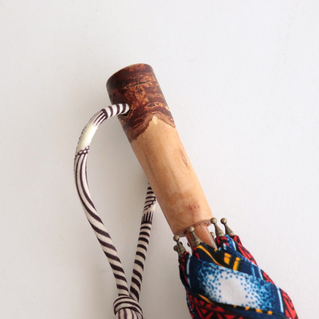 African Batik Long Umbrella #4 [BON-22005C]