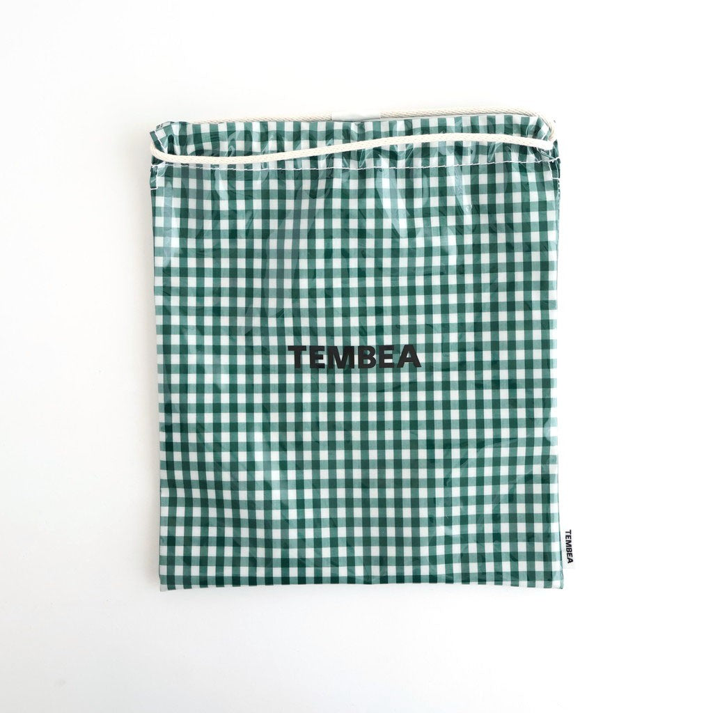 巾着 #GINGHAM GREEN [TMB-2585H]