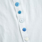 DROP CANDY BUTTON LONG SLEEVE T #Light Blue [no.8193]