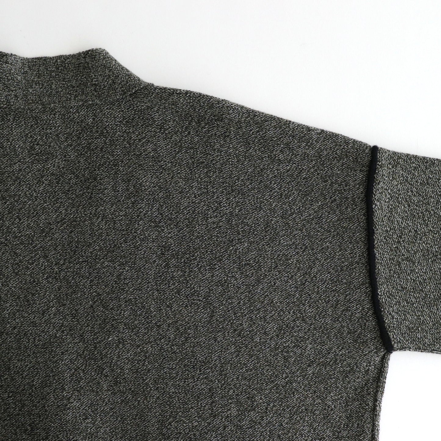 Cotton-Wool Cardigan #Black Mix [oni058]