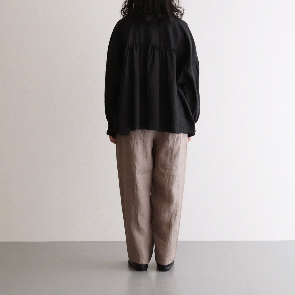 French linen shirring BL #Black [UT241BL045]