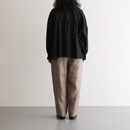 French linen shirring BL #Black [UT241BL045]