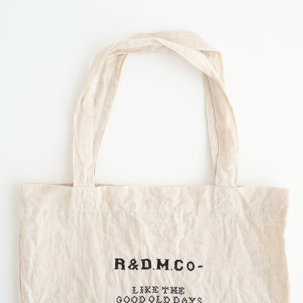 GOOD OLD DAYS CROSS STITCH BAG #Amtique White × Black [no.8006]