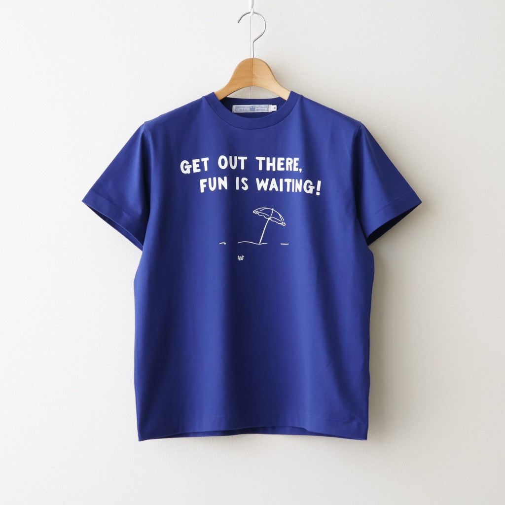 GET OUT THERE T SHIRT #Blue [no.8189]