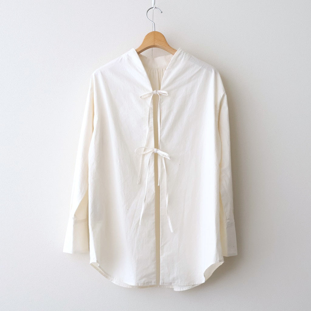拡がる詩 Back open shirt #ecru [TLF-126-sh006-wcs]