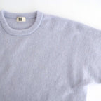 stretch superkid mohair crew-neck P/O #ice blue [WVFL-UW114]