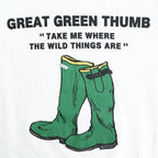 GREEN BOOT L/T SHIRT #White [no.7655]