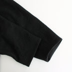 単純なる風景 Funnel collar cocoon jacket #black [TLF-125-jk001-wlc]