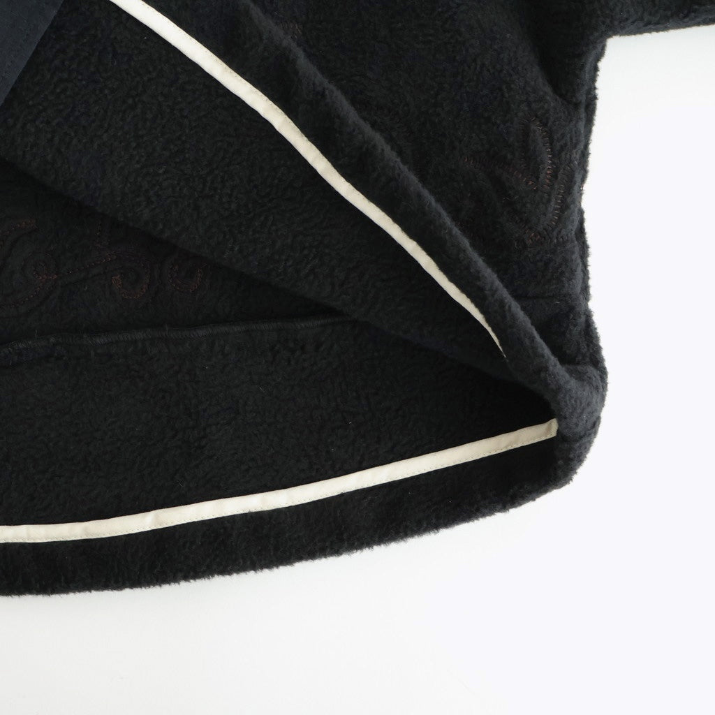 幻の花 Embroidery cocoon jacket #black [TLF-126-jk001-nc]