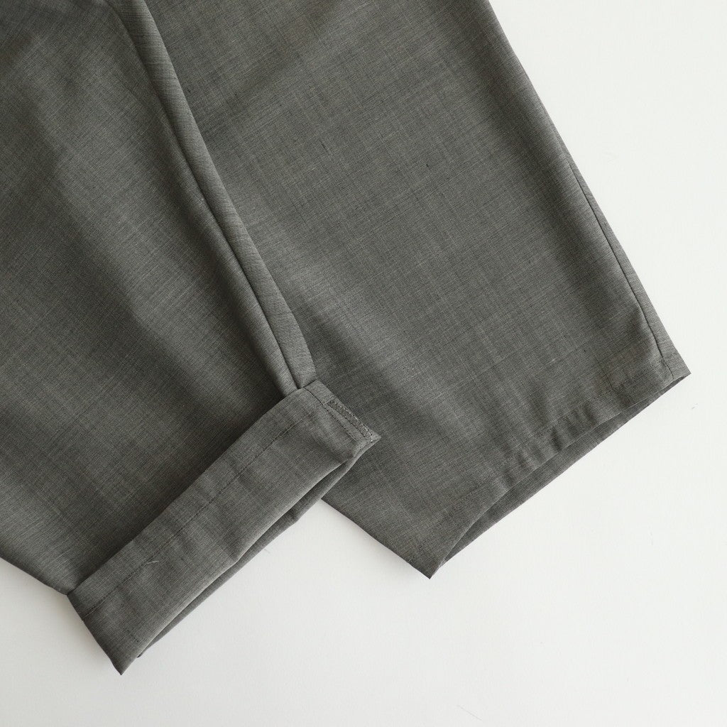 輝かしい影 Elastic waist wrap pants #Gray [TLF-225-pa004-em]