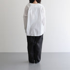 輝きの余白：フリルシャツ #off white [13261-06407]