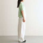 Kafusho Polo Knit #Pale green [261808]